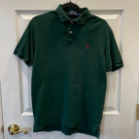 Men’s Hunter Green Polo by Ralph Lauren Small - Picture 1 of 8